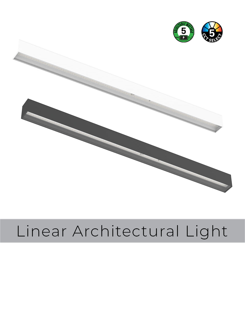 naturaled linear architectural light