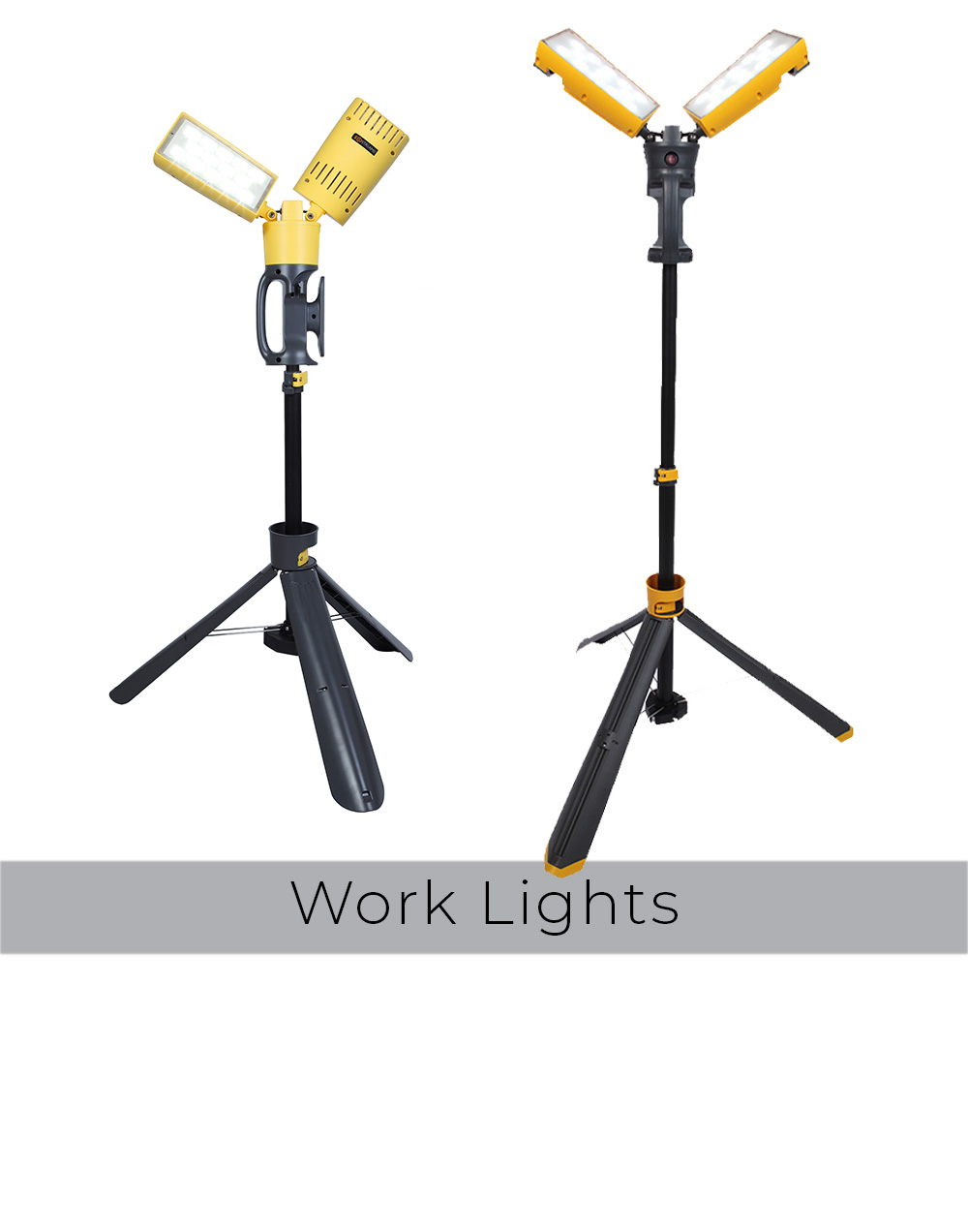 naturaled temporary work light fixtures